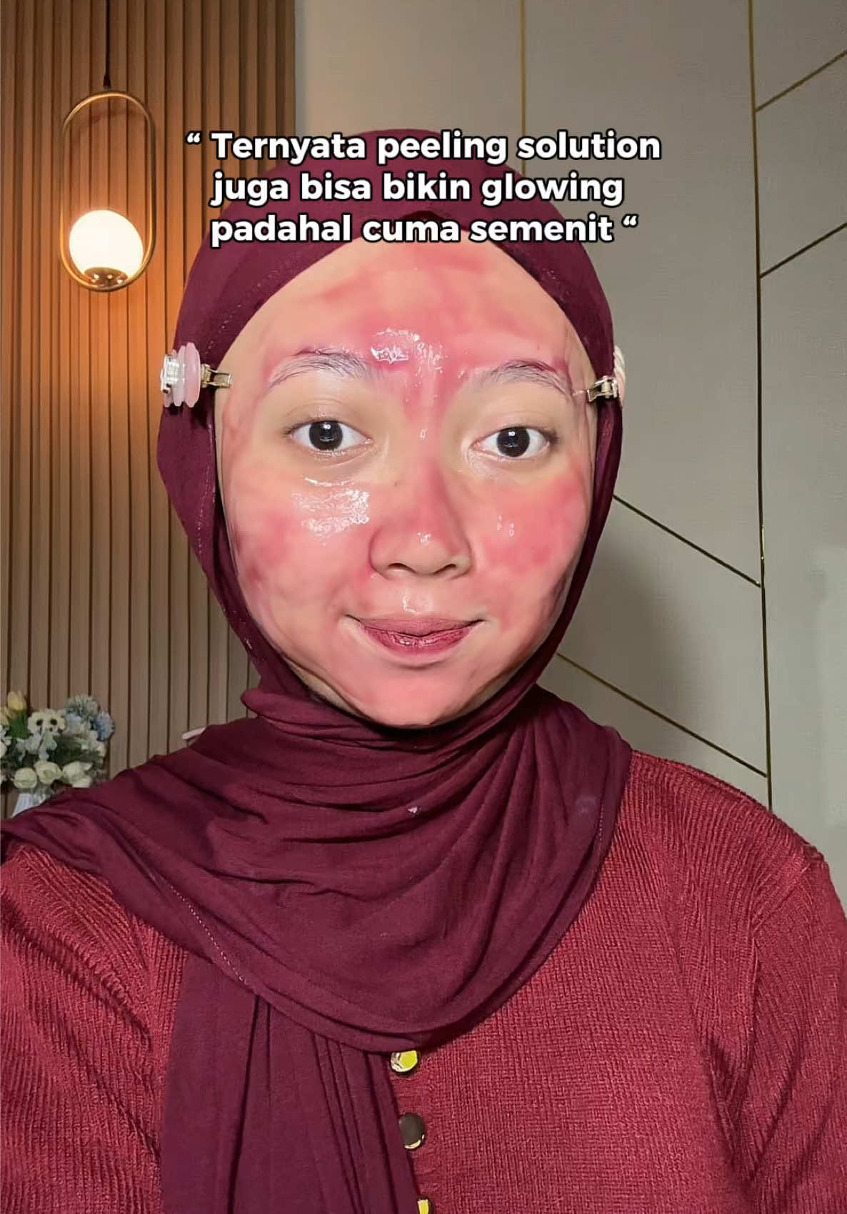 Pake semenit glowing seterusnya 👀 @msglow.beauty #msglowbeauty #peelingserum #exfoliasiwajah #exfoserum #maxipeelingmsglow 