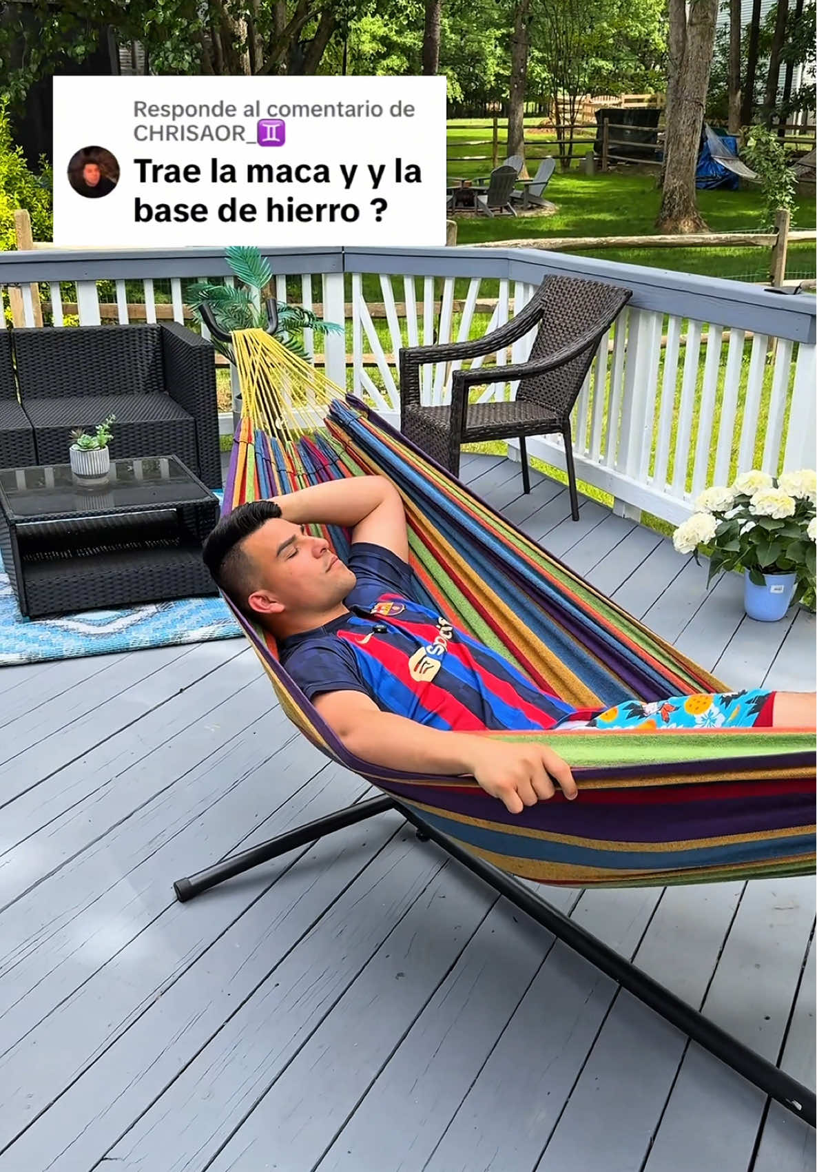 La mejor hamaca sin importar la temporada que estes! #hamaca #tiktokshopcreatorpicks #hamacas 