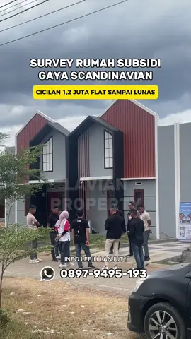 Punya rumah subsidi gaya Eropa? BISA! Angsuran flat, desain minimalis Scandinavian! 🏡 #cicilanringan #rumahestetik #scandinavianstyle #rumahsubsidi #rumahminimalis #kprrumah #kprsubsidi 