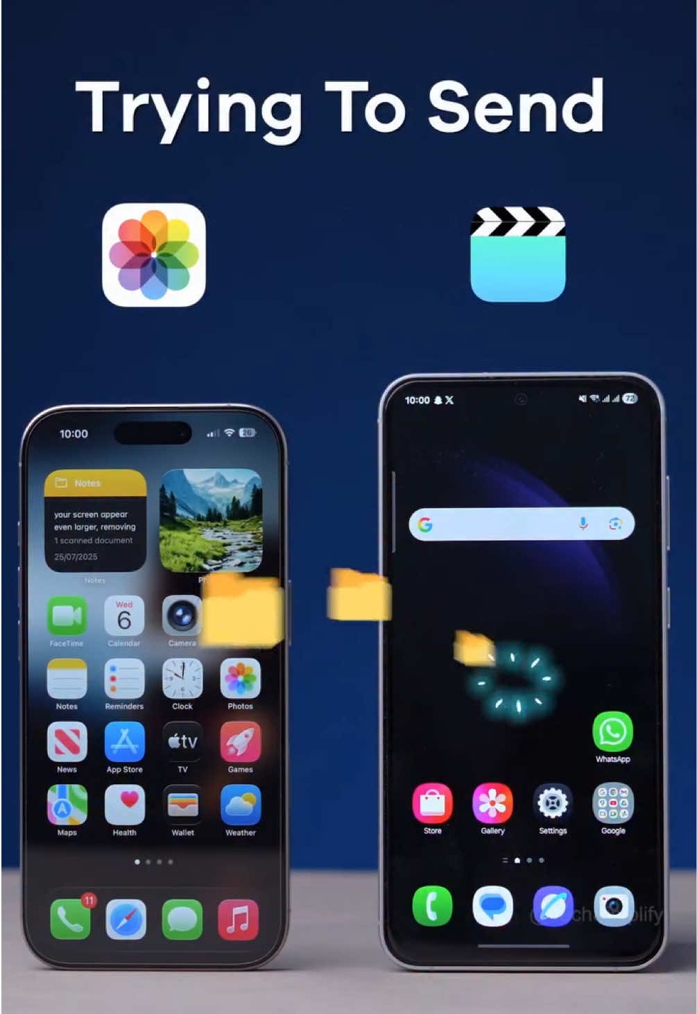 This iPhone Trick Sends HD Photos to Android (Instantly!) . . . Tired of your iPhone photos losing quality when sent to Android? Here’s a simple trick that lets you send HD photos and videos from iPhone to Android without using any third-party app or losing quality. Just open Safari or Chrome, search for “Zapya Transfer”, upload your media, and generate a sharable link. Send it through WhatsApp, Instagram, or any messaging app — and the recipient can download in full quality directly into their gallery! Perfect for sending large files, vacation photos, or important videos without compression. 📌 Works for all iPhone & Android models 📌 No app installation required 📌 100% free & fast 👉 Watch the full video to see how it’s done — and don’t forget to subscribe for more hidden iPhone tricks! #iPhoneToAndroid #ZapyaTransfer #HDSharing ---------------------------------------------------------- #iPhoneTrick  #iPhoneToAndroid  #Zapya  #iPhoneHacks  #TechSimplify  #iOSTips  #AndroidTips  #PhotoTransfer  #SendPhotos  #HDPhotos  #NoCompression  #CrossPlatformSharing  #WhatsAppTrick  #iPhoneTipsAndTricks  #iPhoneToAndroidTransfer  #SmartphoneTips  #HiddeniPhoneTricks  #AirDropAlternative  #TechTips  #gadgethacks 