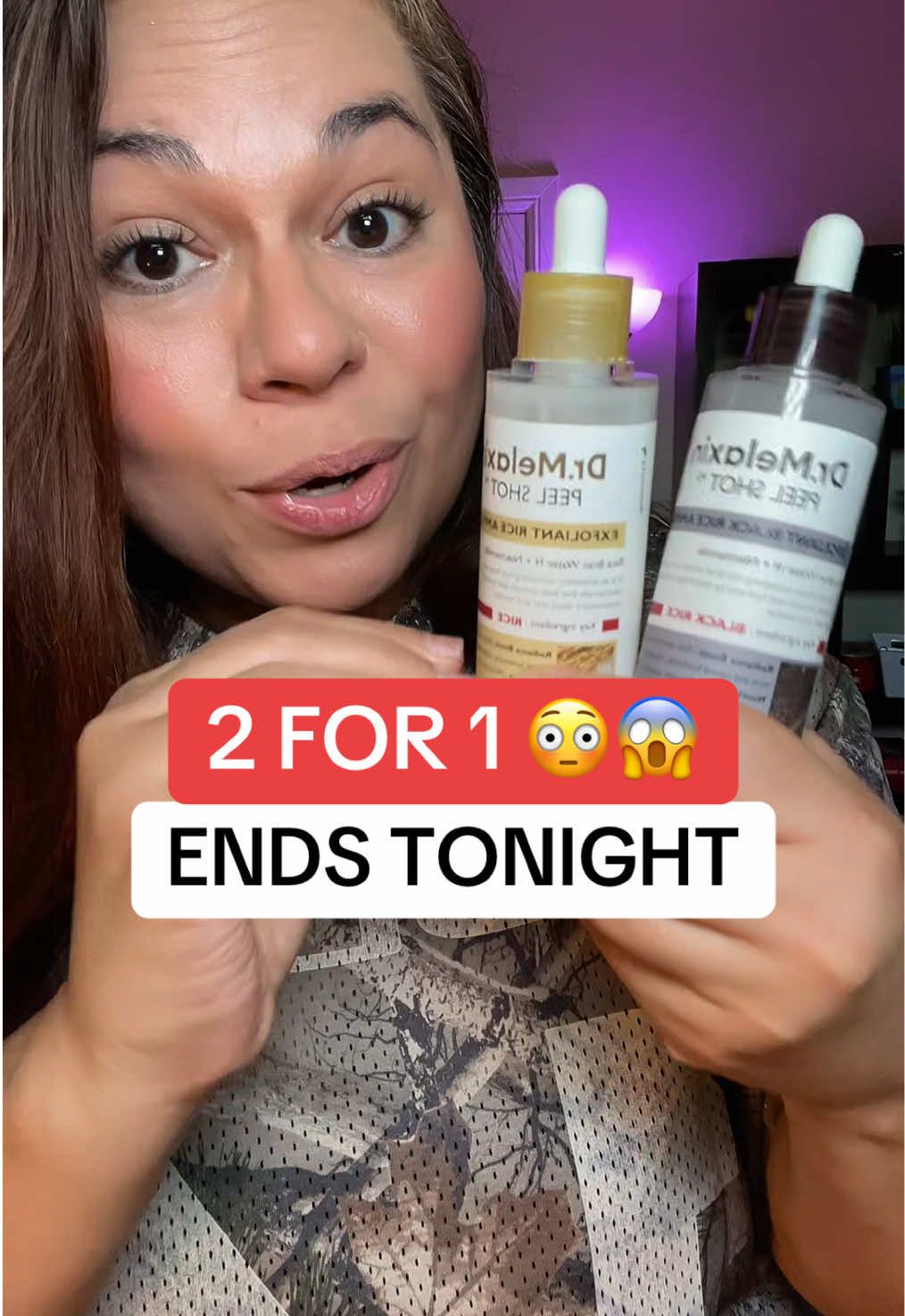 “Double the peel, double the glow ✨🥤 Dr. Melaxin Peel Shot Duo works fast to reveal fresh, smooth, radiant skin — snag yours before they’re gone!” #DrMelaxin #PeelAndGlow #RadiantSkin #SkinRefresh #GlowBoost