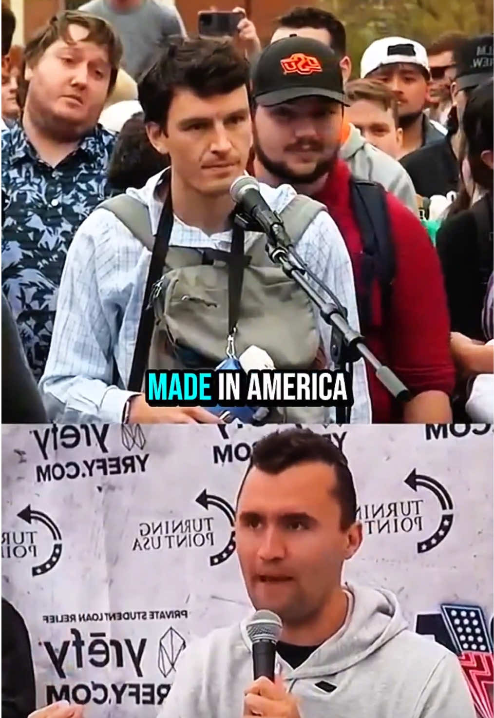 Charlie DESTROYED Elon Musk hater #charliekirk #debates #collegedebate #tesla #viral 