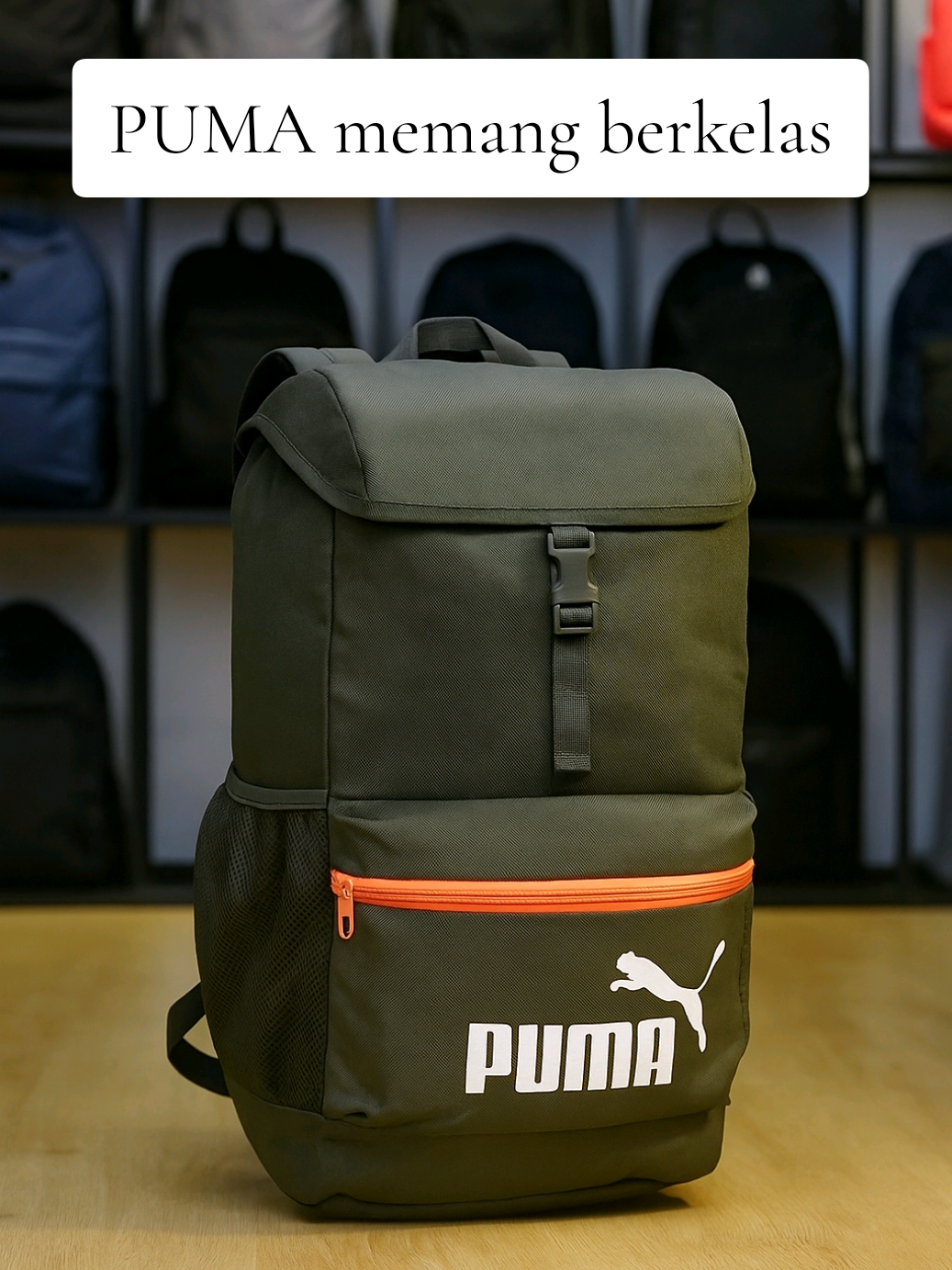 PUMA Phase Hooded 20L Backpack. #wibgajian #fyp #travelbag #puma #begbesar 
