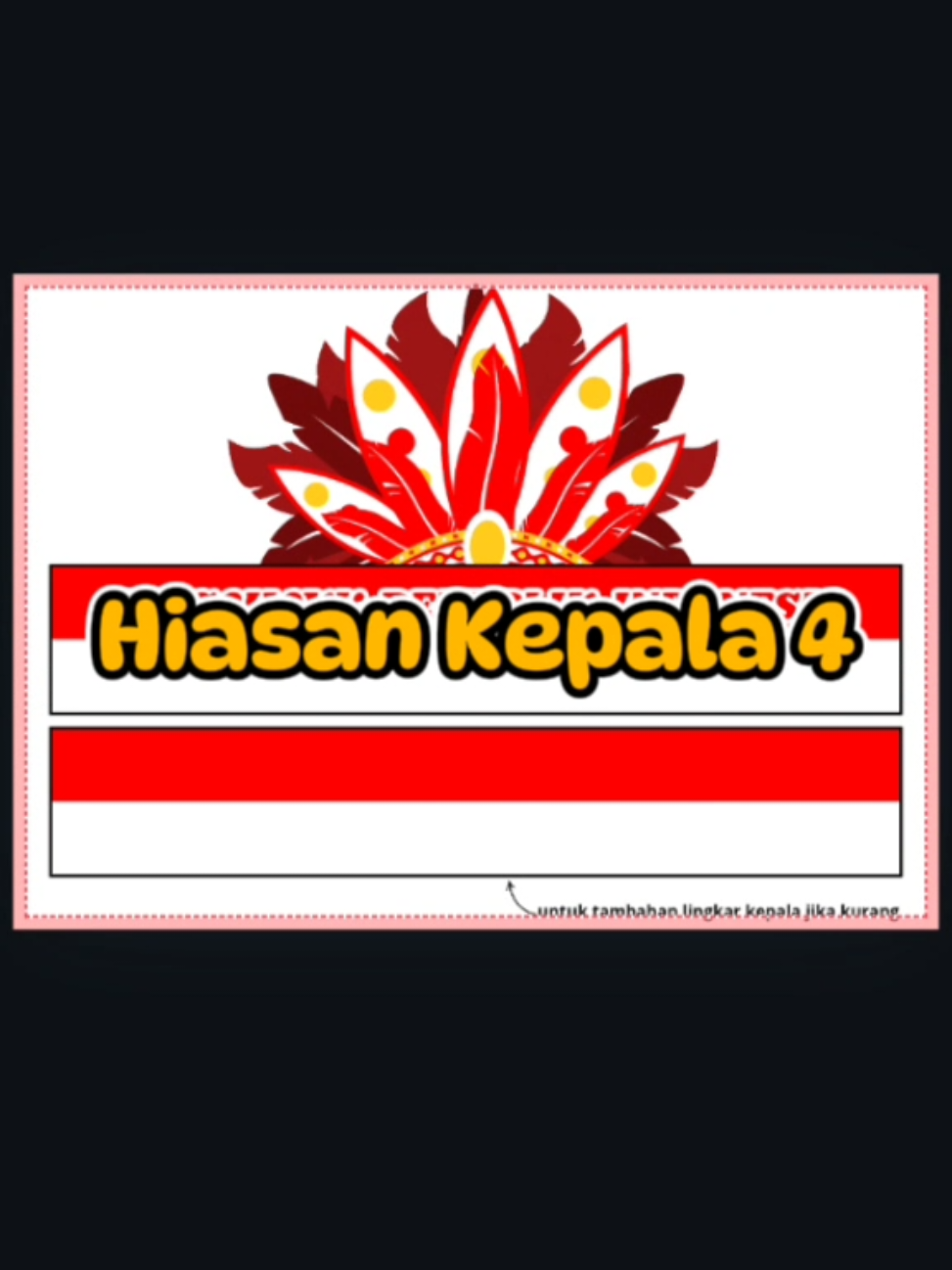 🎉🇮🇩 HIASAN KEPALA EDISI KEMERDEKAAN ‼️ Cocok banget buat karnaval, jalan sehat, atau lomba 17-an 🥳✨ ✅ Desain unik & meriah ✅ Tema merah putih + ornamen kemerdekaan ✅ Format PDF – tinggal print, gunting, dan pakai ✅ Cocok untuk anak-anak & dewasa 💸 Cuma Rp2.000 aja! 📩 cek link di bio atau komen buat dapetin filenya #hiasankepala #hiasankepalamerdeka #hiasan17an  #jalansahat17an #kemerdekaanindonesia  #agustusan #17agustus #merdeka  #hutri80 #kelasmerdeka 