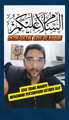 #detik detik edis tv kabur dan mengelak dari pertanyaan 