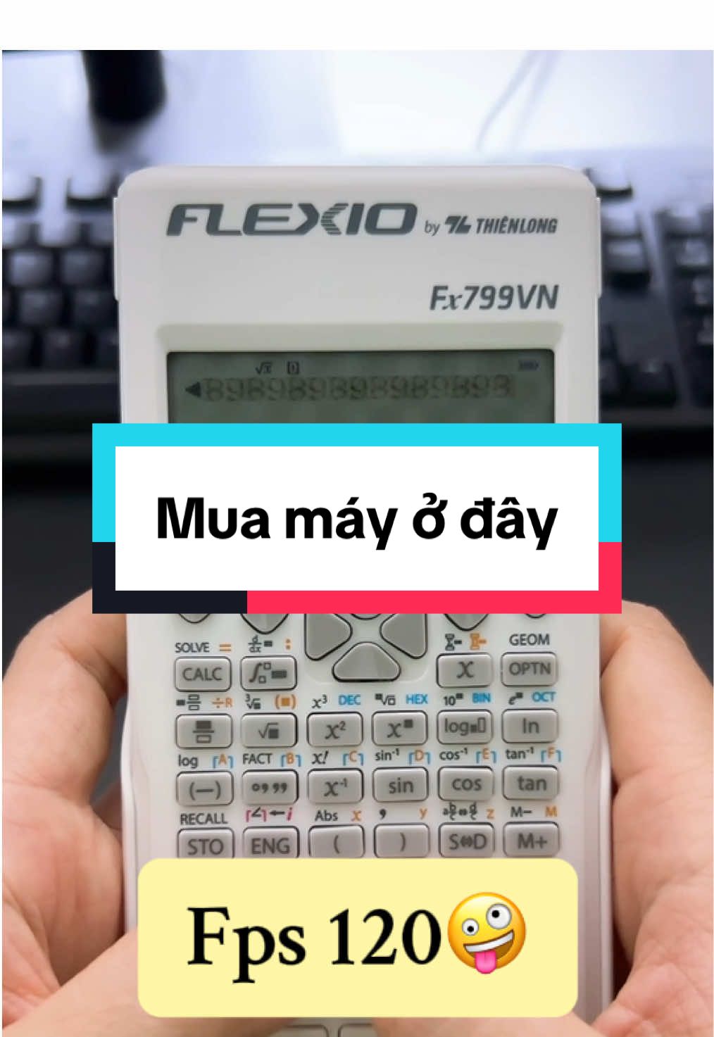 Flexio fx799vn máy tính ngon trong tầm giá phản hồi phím quá tuyệt vời #flexiofx799vn #sachnentangtoanhoc #sachtongonhoahoc12 