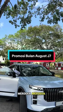 Sempena bulan kemerdekaan Jaecoo J7 offer yg terbaik untuk peminat2 Jaecoo sebelum naik harga bulan depan.  Nak try submit loan contact ja alif 0197364349 #jaecooj7 #JAECOOAlorSetar #alifjaecoo #jaecookedah #jaecooutara 