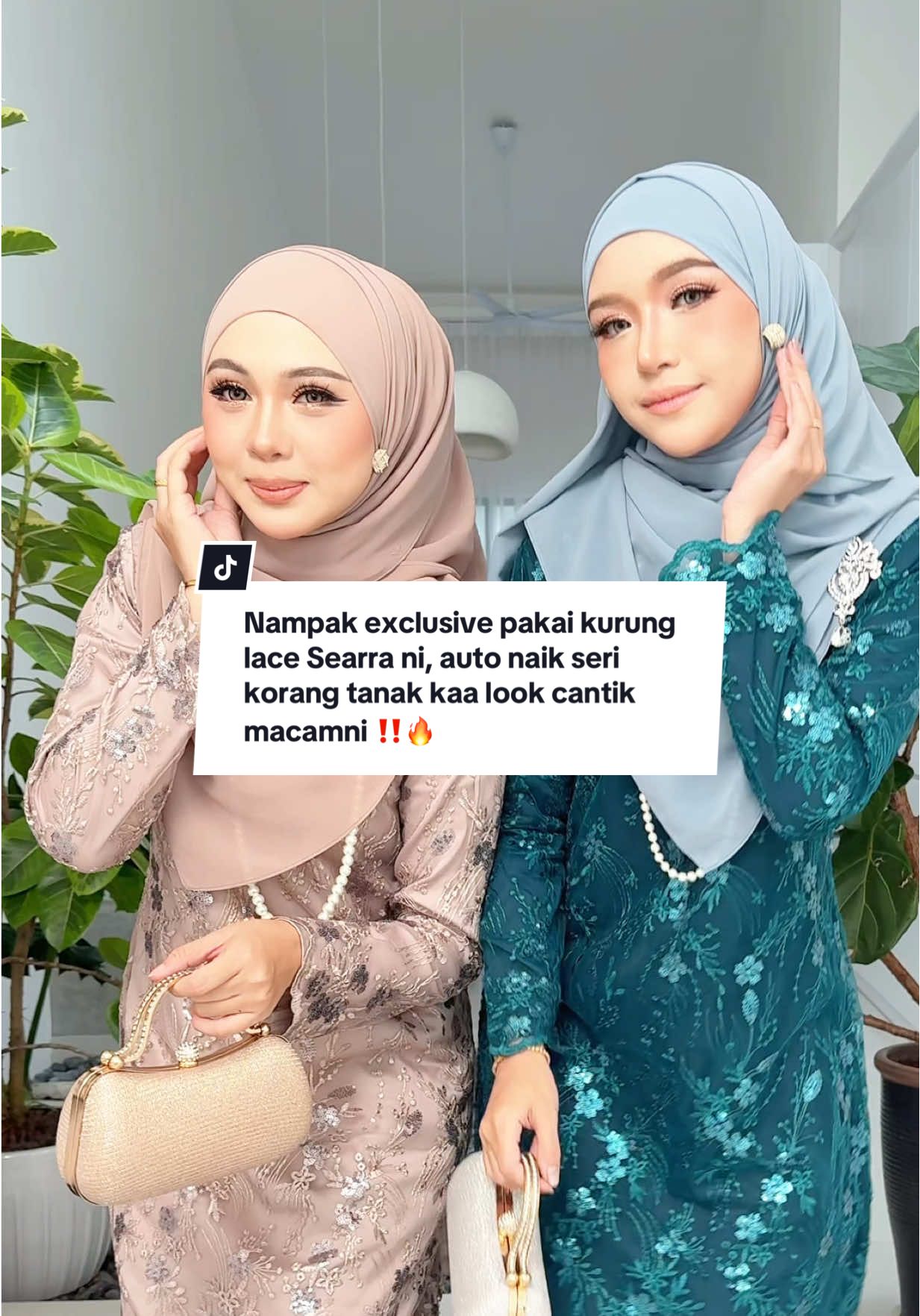 Nampak exclusive pakai kurung lace Searra ni, auto naik seri korang tanak kaa look cantik macamni 🥰🔥 Jom masuk live launching esk Khamis jam 9pagi tau ‼️ #nfhboutiquegallery #kurung #kurungviral #kurungcantik #tiktokshop 