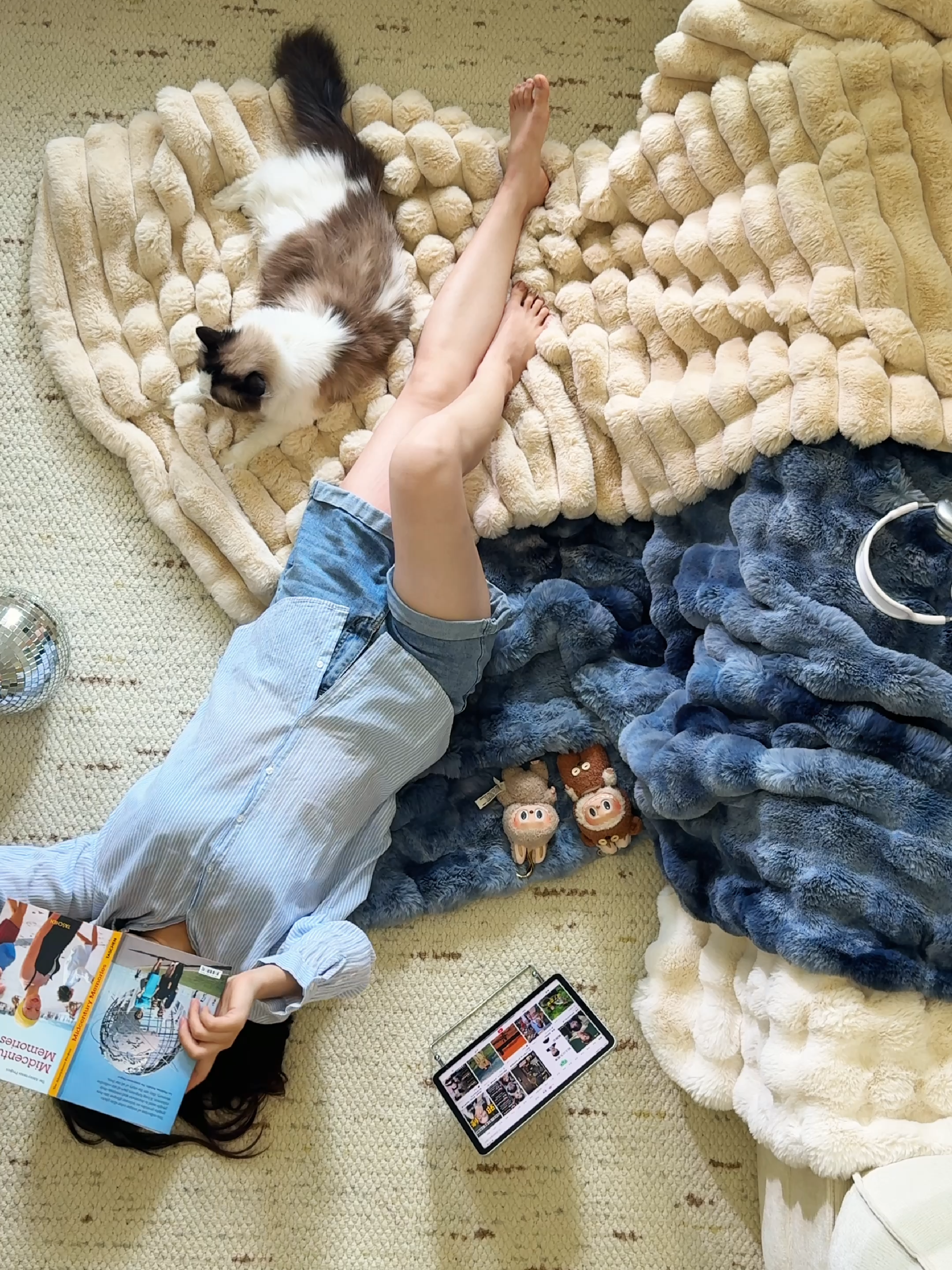 In love with the blankets😌☁️ #cozyliving #blanketlife #bedsure #gentlesoftforcozynights #softblanket