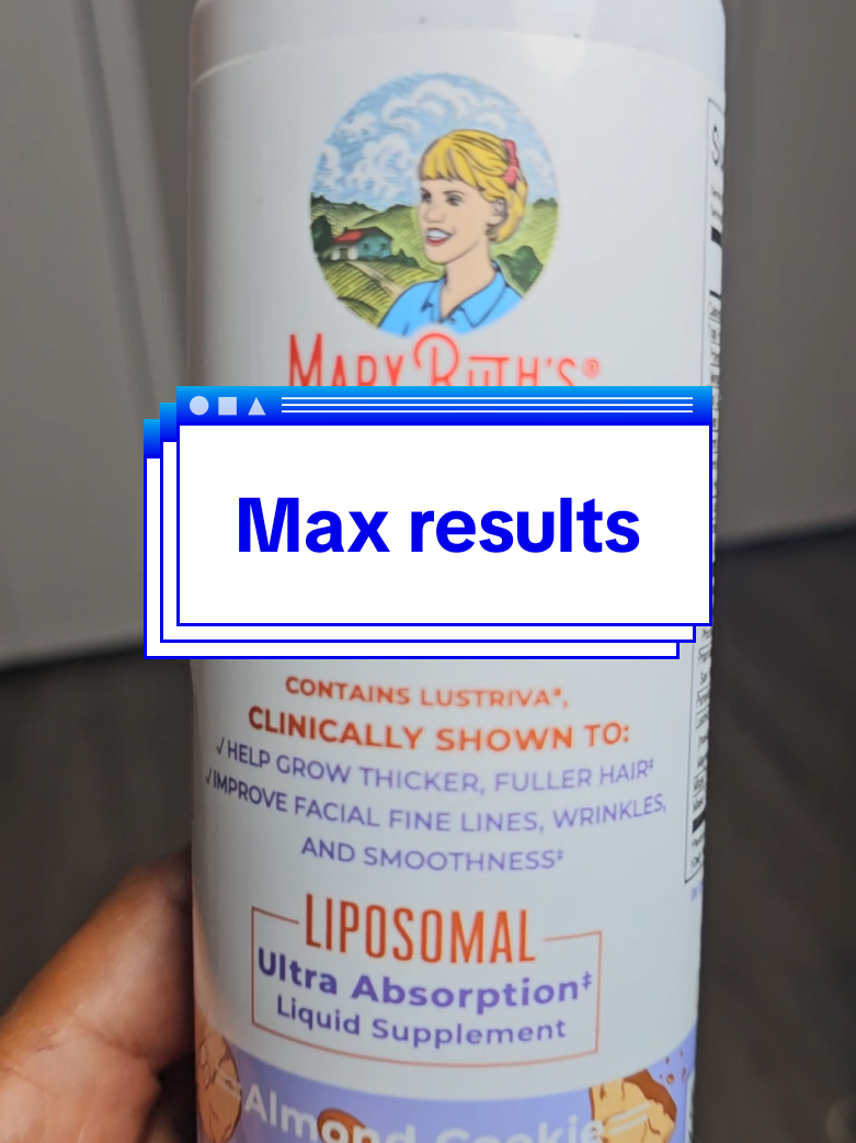Mary Ruth’s Hair Growth Max Liposomal #howtogrowyourhairfaster  #tiktokshopbacktoschool #4chair  #maryruthhairgrowthmax 