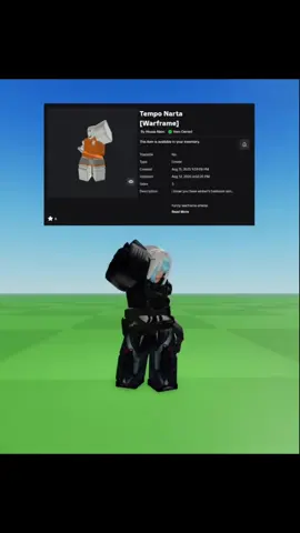 buy my warframe dance please… (What should I make next LMK IN THE COMMENTS) #warframe #roblox #robloxemote #ugc #warframetiktok 