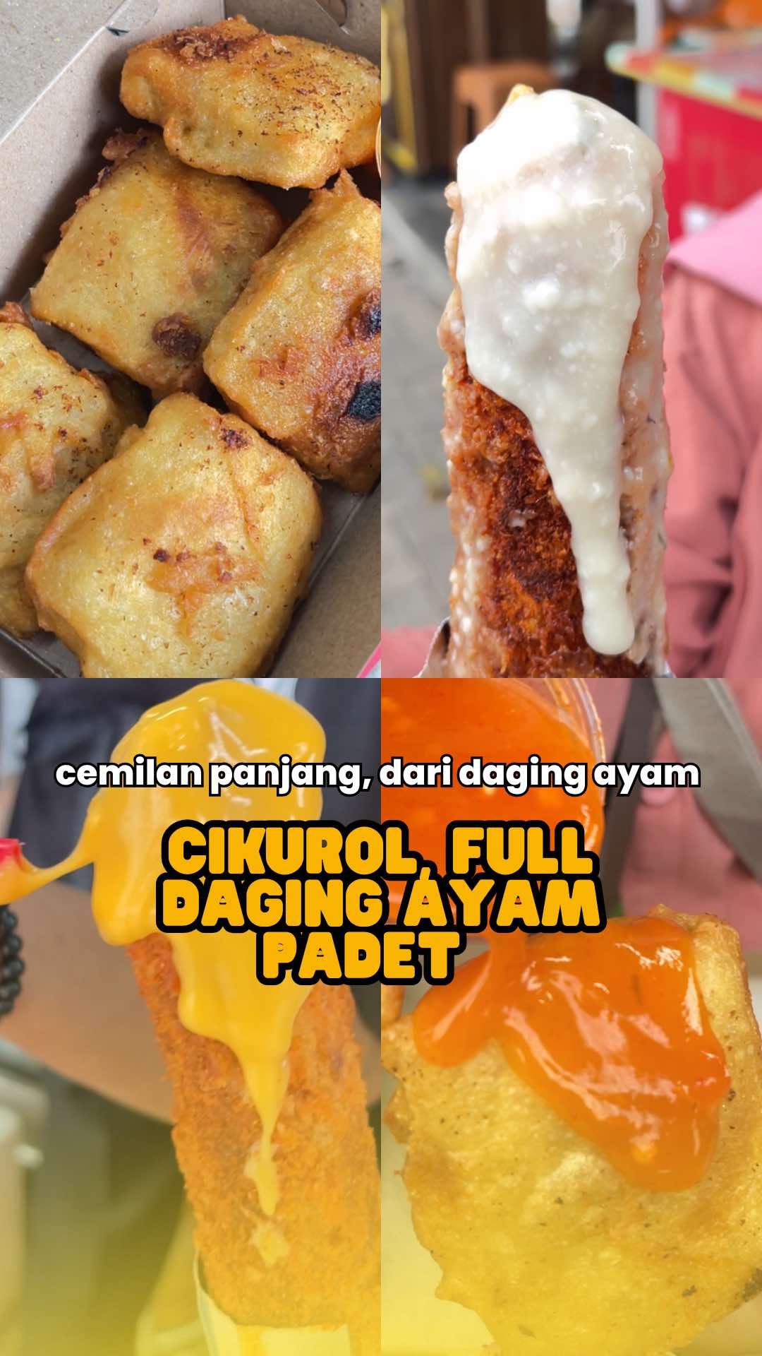 Cemilan panjang tapi dari daging ayam, disebut cikuroll’s. Luar dan dalamnya itu penuhh bumbu.  Gass lah cobain metrotizen @cikurolls_bdl  🏡 Halaman Alfamidi 21  ⏰ 14.00-21.00 Follow @kulinerseputarkotametro untuk info kuliner selanjutnya ya 🍜 #kulinerkotametro #kulinerseputarkotametro #jajanankotametro #kulinermetro #kulinermetrolampung    