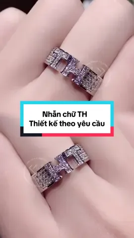 TH tên của ai đây ạh ? Nhận thiết kế nhẫn chữ theo yêu cầu #nhẫnchữ #nhanchu #nhankimcuong #thanhtrungdiamond #trungdiamond 