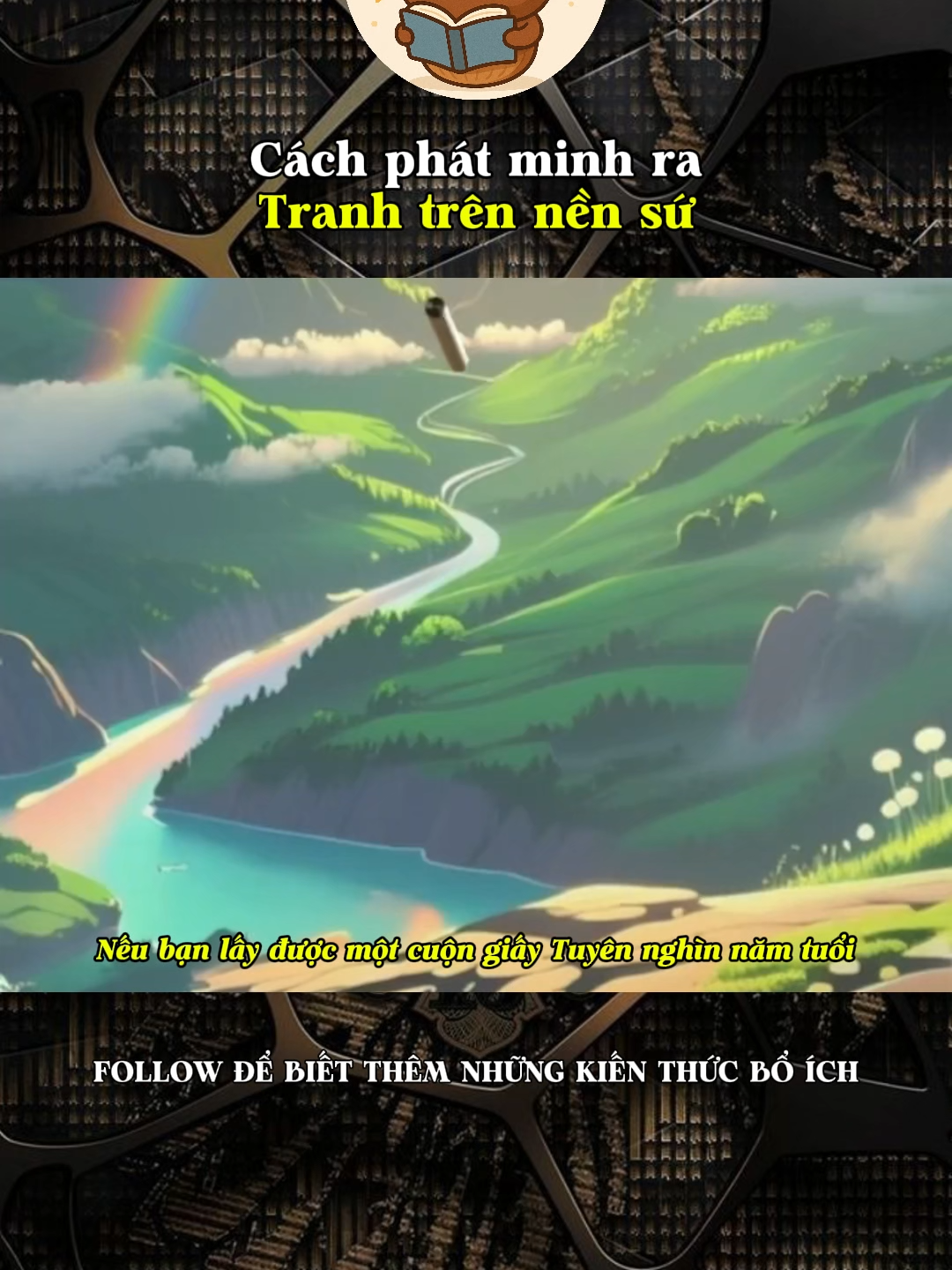 Cách phát minh ra tranh trên nền sứ#kienthucthuvi #khoahoc #khampha #LearnOnTikTok #kienthuc #xh