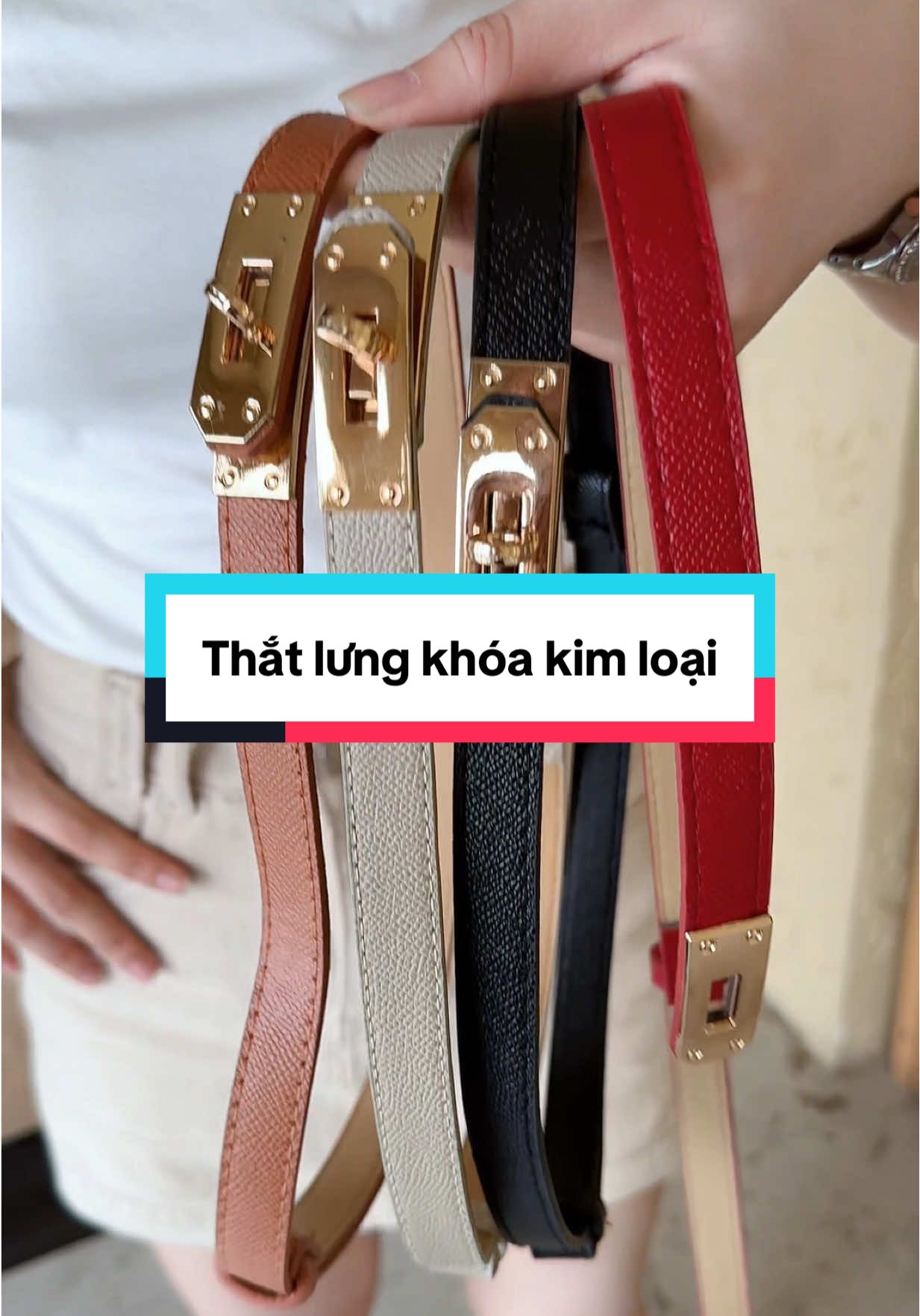 Thắt lưng pu khóa kim loại #thatlung #shopkimyen61 