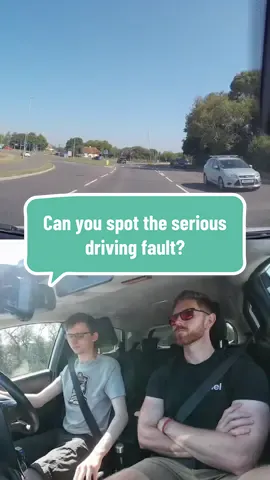 Marco’s first mock test. Can you spot the serious driving fault here?  . . . #mocktest #drivinglessons #drivinginstructor #fail #learntodrive 