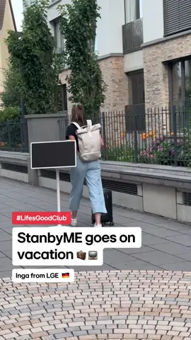 Pack light, play anywhere 🧳📺 #LifesGoodClub #LGStanbyME #SummerBreak #SummerVibe