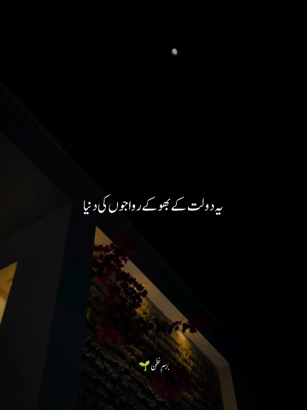 یہ محلوں یہ تختوں یہ تاجوں کی دنیا🌓🌍🌙 #بَزمِ_سُخَن #shayari #hearttouchinglines #growmyaccount #foryoupage❤️❤️ 