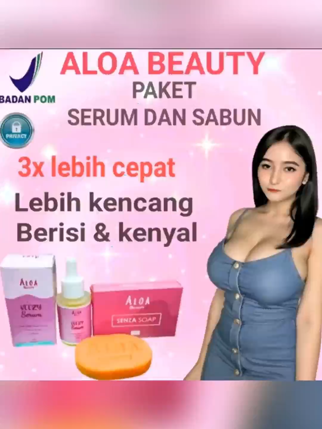 ALOA BEAUTY Paket Pengencang dan pembesar Payudara   #aloabreast #breastserum #sabunperawatan #beautytreatment