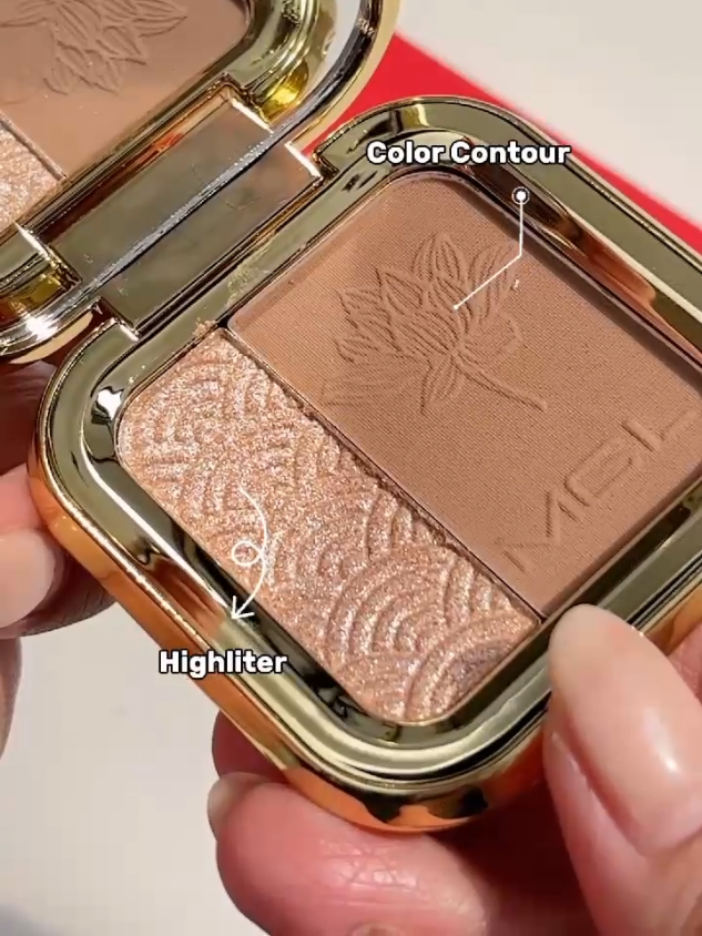 Riasan wajah lebih berdimensi dalam sekejap! MGL Radiant Dimension Face Pallete ✨ Kombinasi contour & highlighter  dalam satu palette, rahasia tampilan wajah yang lebih tirus, cerah, dan glowing natural ✨ Yuk glow up bareng MGL ✨🤩 #glammakeup #makeupsimple #mgl #beauty #contourtutorial 