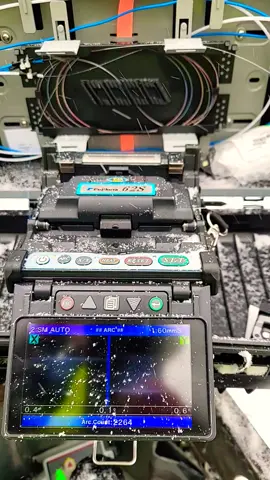 machine in fujikura 62S#power #fibre #foryou #power #fibre 