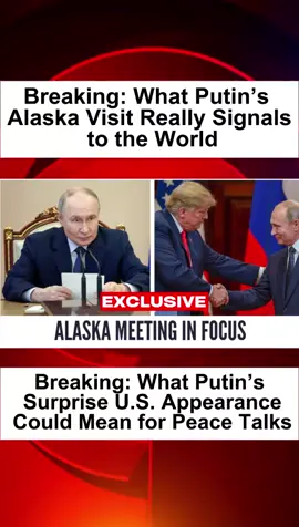 Breaking: What Putin’s Surprise U.S. Appearance Could Mean for Peace Talks#PutinAlaskaVisit #AlaskaMeeting #USRussiaTalks #GlobalDiscussion #InternationalMeeting #AlaskaSummit #DiplomaticTalks #WorldNewsUpdate #GeopoliticsToday #AlaskaEvent #LeadersMeeting #GlobalAffairsUpdate #InternationalRelations #AlaskaNews #worldupdate 
