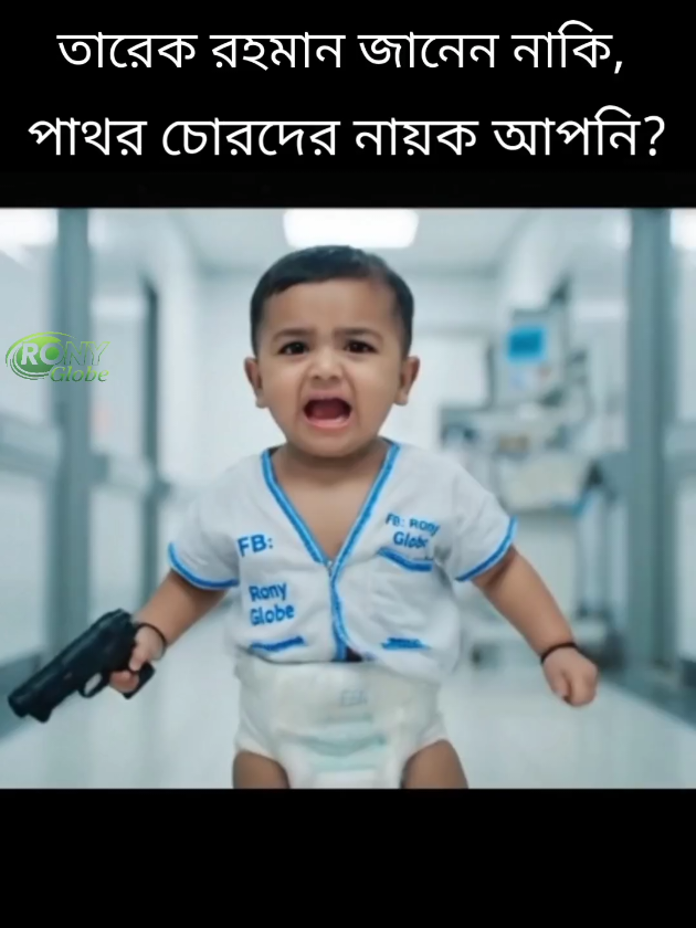 তারেক রহমান জানেন নাকি,  পাথর চোরদের নায়ক আপনি?🙂 #baby #funny #fyp #viral #foryou 