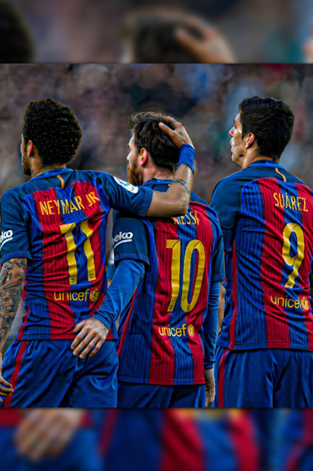 MSN= messi, suarez, neymar #msn #messi #suarez #neymar #fcbarcelona