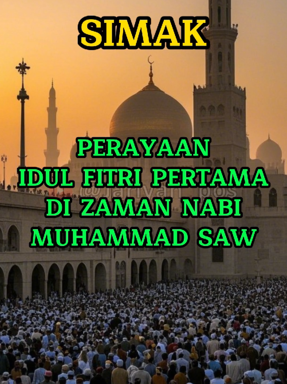 perayaan idul fitri pertama di zaman nabi #kisah #islam #idulfitri #fyp #lebaran 