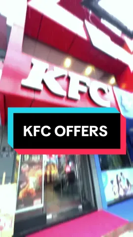 KFC OFFERS TODAY  KFC TODAY OFFERS KFC DEALS   #creatorsearchinsights #goldensaver #fyp #kfc #onemillionaudition 