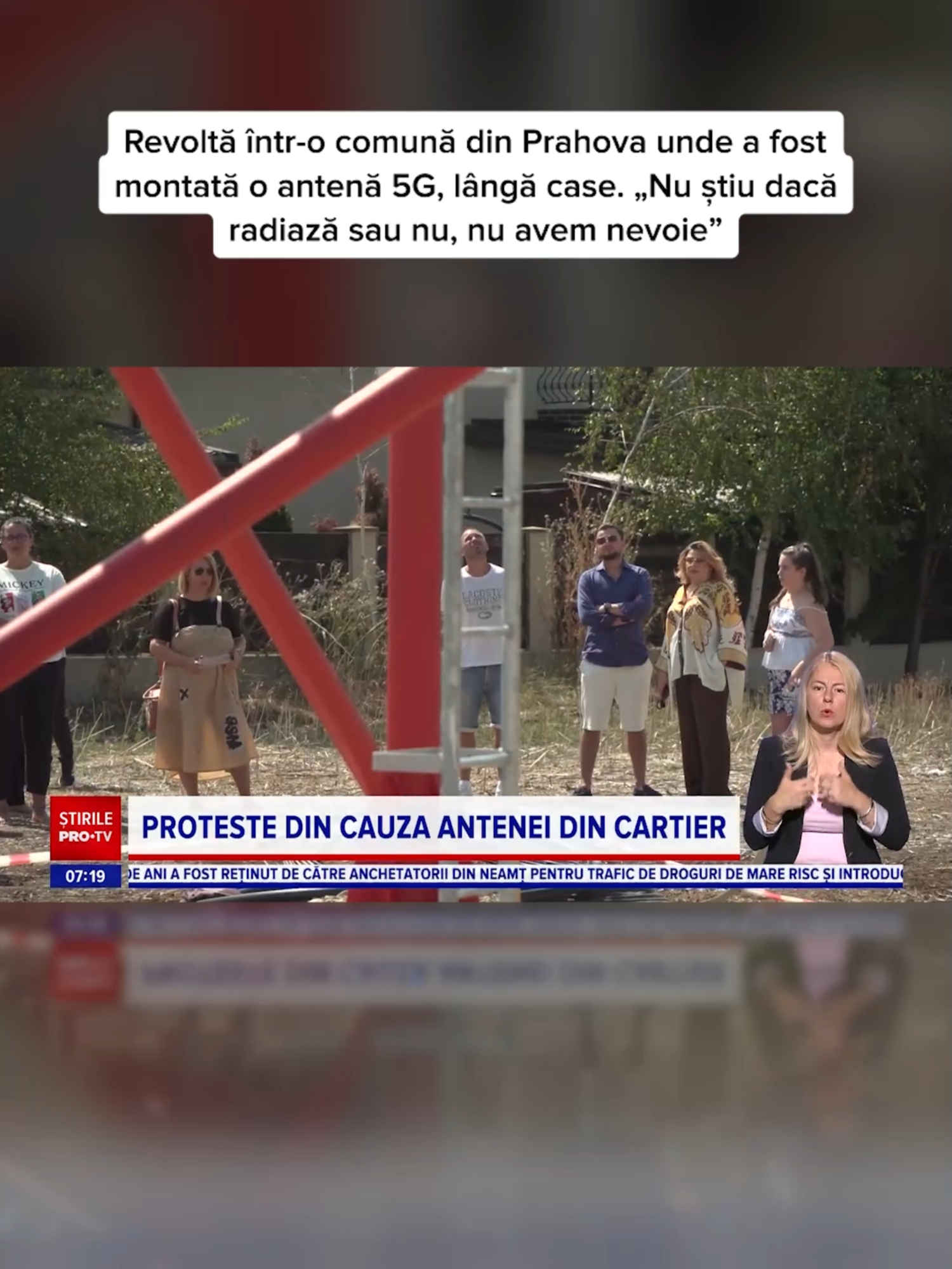 O antenă de telefonie mobilă, apărută la doi pași de un cartier, i-a revoltat pe locuitorii din Blejoi, localitate aflată la șapte kilometri de Ploiești. #stirileprotvdeastazi #news #stiri #protv #stirileprotv