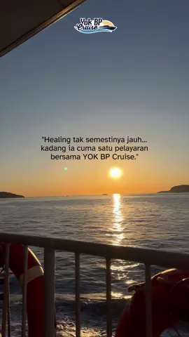 Sunsettt.. #yokbpcruise #jalanjalanbatupahat #riverbphealing #tourism #influencer 