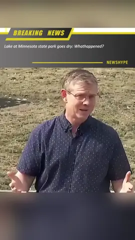 Lake at Minnesota state park goes dry: Whathappened?#news #fouryou #tiktok #usa #fyp 