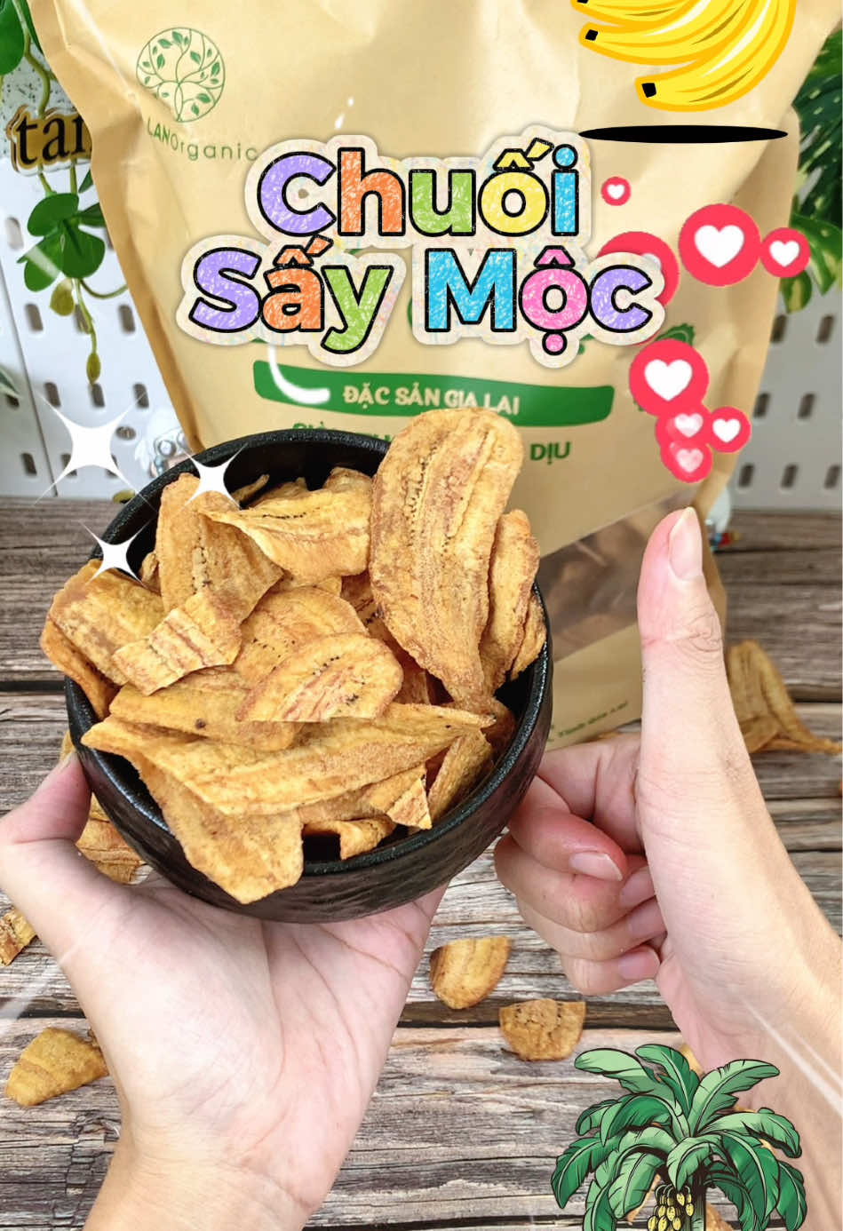 Lần đầu tiên tui ăn Chuối Sấy Mộc không đường nó giòn tan ăn ghiền lắm nha 🍌‼️ #chuoisaymoc  #chuoisaykhongduong #chuoisaymockhongduong #chuoisay #salegiuathang 