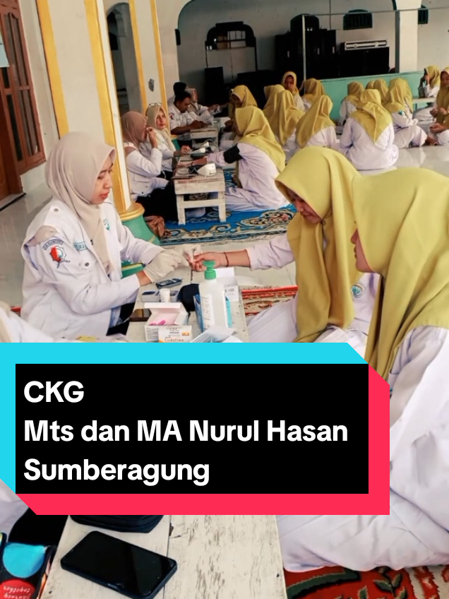 Cek kesehatan gratis Mts / MA Nurul Hasan Sumberaging#CapCut #ckg #imunisasi #puskesmas #puskesmasngraho 