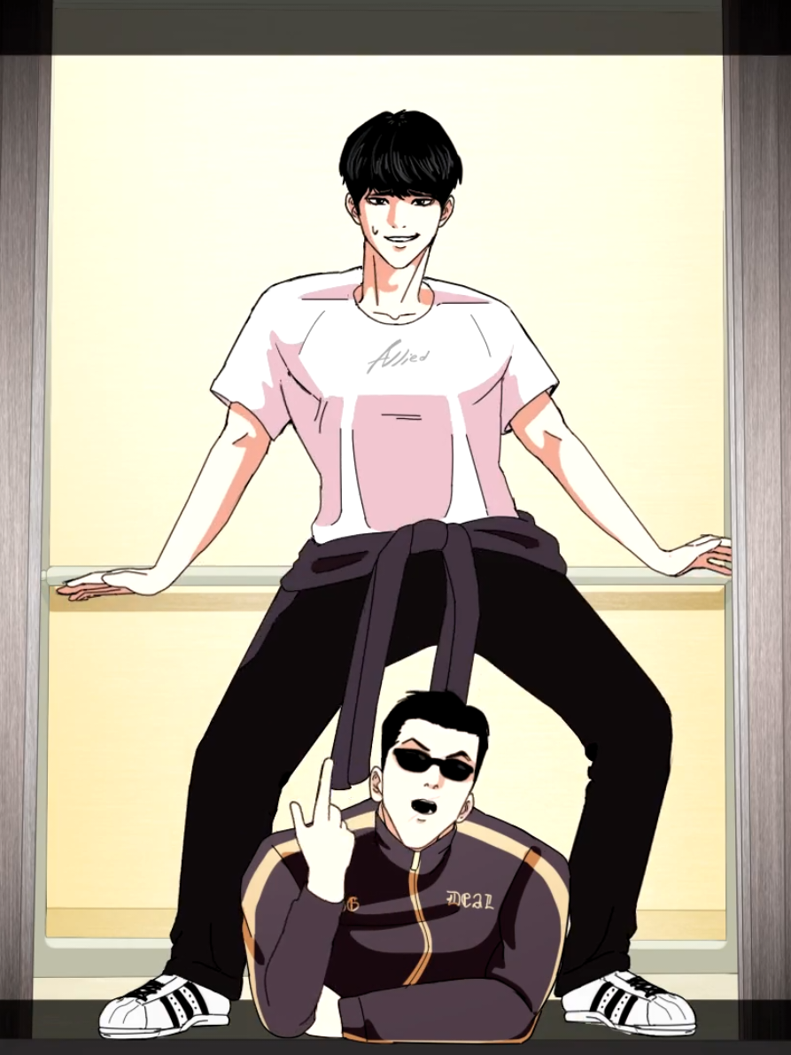 Jake and Daniel if they teamed up in Incheon arc #lookism #lookismwebtoon #danielpark #jakekim #animationmeme 