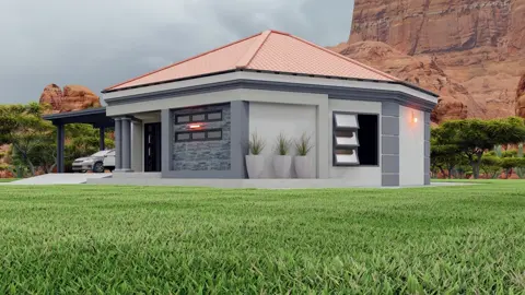 2 Bedrooms House plan #modernhouse #homedecor #videoviral #tuscany #cladding 