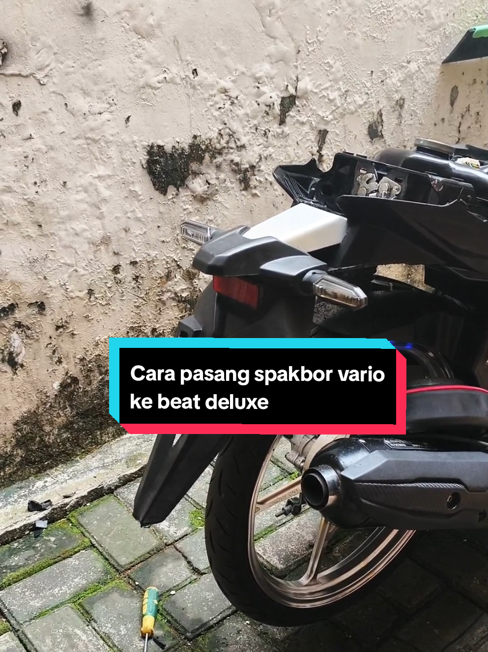 Membalas @mykybl nih cara pasang spabor vario ke beat deluxe #beatdeluxe #beatijo💚 #beatdeluxespaborvario #pnp #spakborvario 