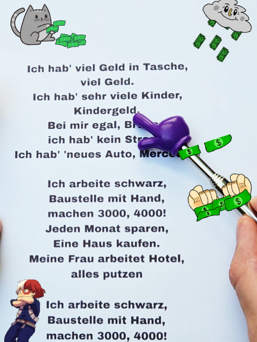 Ich habe viel Geld in Tasche, viel Geld! 😁💶 #lied #spaß #memestiktok #einfachdeutsch #deutchlernen 