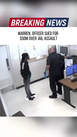 Warren, officer sued for $50M over jail assault #foryou #news #greenscreen 