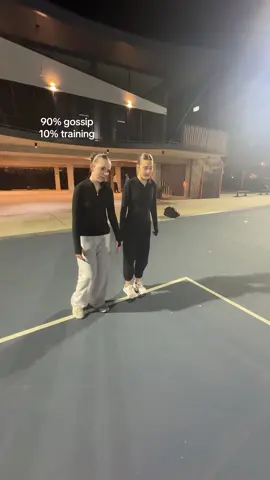 featuring julia and violet!! #netball #melb #over18 #friendgroup #netballers 