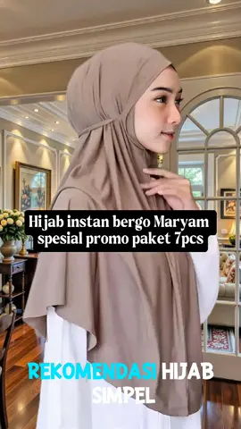 hijab instan bergo Maryam,promo paket 7pcs hijab motif random #kerudungibukibu #bergomaryam #hijabinstan #paketusaha #paketusahahijab 