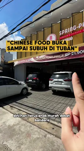 Laper tengah malam? Tenang, ada resto chinese food yang buka dari 10 pagi sampe 4 subuh! 🍲✨ Lokasinya cuma 5 menit dari bandara, tempatnya luas, cozy, dan ada VIP room juga loh. Apalagi lagi ada promo: 🥟 Dimsum cuma Rp 21.900 (Senin–Jumat) 🍲 Diskon 20% Bubur tiap hari Pokoknya mau brunch, dinner, atau lapar tengah malam… gas aja ke sini. Dijamin nagih! 😋   @Spring Palace  #SpringPalaceBali #DimsumEnakBali #BuburChineseStyle #LateNightFoodBali #ChineseFoodBali