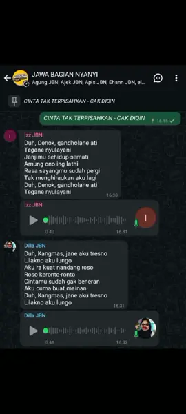 duh denok gandul² gede💃  personil  @mas_izzsahaja31  @fdlhha_  #cintatakterpisahkan #duhdenokgandolaneati 