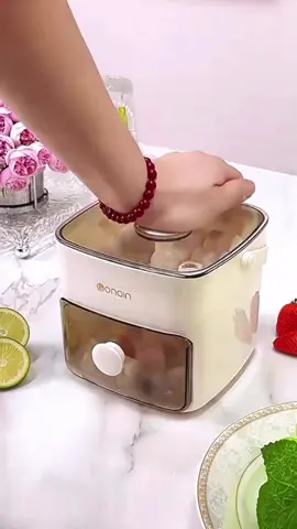 Forma Caixa Dispenser De Gelo 48 Cubos Com Gaveta Botão Solta Gelo E Pegador Luxo #tiktokshop 