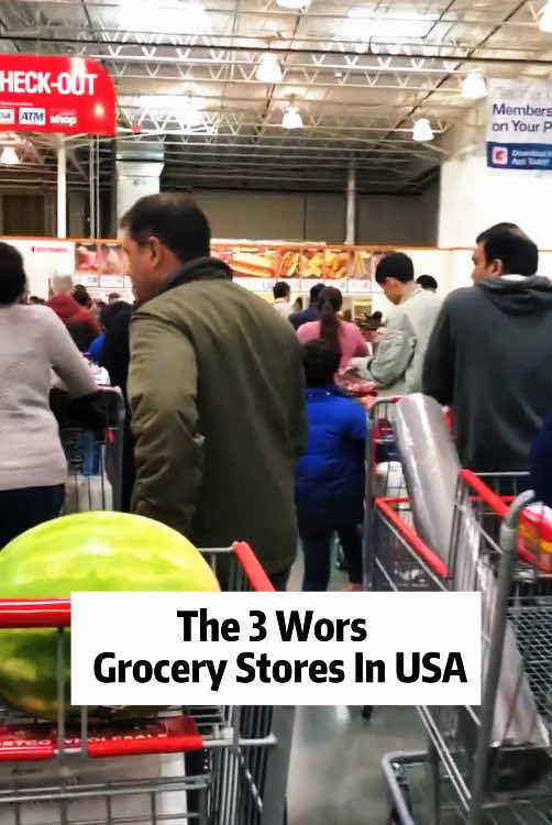 The 3 worst grocery stores in usa #fyp #us #world #tiktok #inusa #foryoupage 