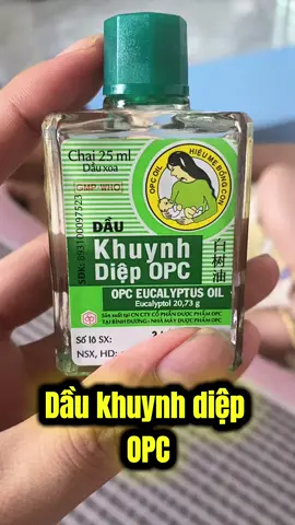 Dầu khuynh diệp OPC 25ml #daukhuynhdiep #opc #mevabe #xuhuong 