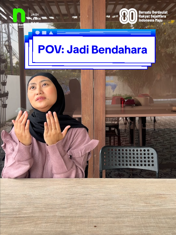 Assalamu’alaikum, Sobat Aira! Buat yang suka jadi bendahara di berbagai grup WA, Ini dia solusinya! Pakai Tabungan Aira Klop iB, komunitas bisa punya rekening bareng. Jadi, semua pemasukan dan pengeluaran bisa dicatat dengan rapi, sistem keuangan makin transparan, deh! Download aplikasi Aira Mobile sekarang! #NanobankSyariah #JadiLebihBaik #AlirkanKebaikan #bendahara 