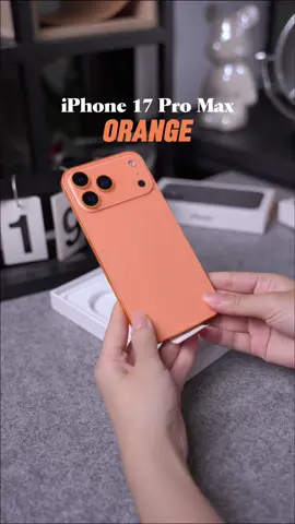 iPhone 17 Pro Max Orange🧡🧡🧡#kovasia #iphone17promax #iphone17 #orange #iphone 