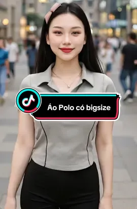 Áo Polo dáng ôm thun tăm lạnh có bigsize #thoitrangnu #clothes #aothunnu #thoitrangnhaalli 